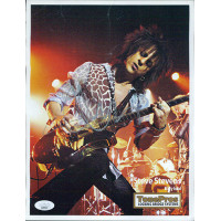 Steve Stevens Guitarist Signed 8.5x11 Cardstock Promo Photo JSA Authenticated Steve Stevens Guitarist Signed 8.5x11 Cardstock Promo Photo JSA Authenticated