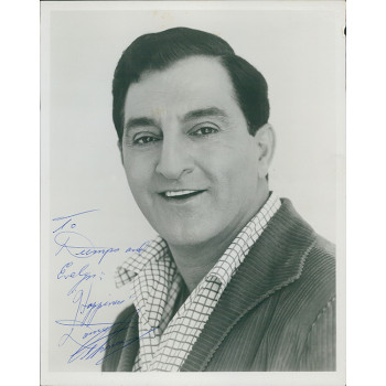 Danny Thomas American Actor Singer Signed 8x10 Cardstock Photo JSA Authenticated Danny Thomas American Actor Singer Signed 8x10 Cardstock Photo JSA Authenticated