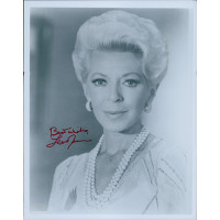 Lana Turner Signed Original B&W 8x10 Photo Smudge JSA Authenticated Lana Turner Signed Original B&W 8x10 Photo Smudge JSA Authenticated