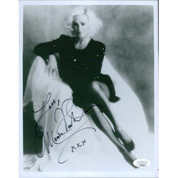 Mamie Van Doren Actress Model Signed 8x10 Glossy Photo JSA Authenticated
