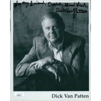 Dick Van Patten Actor Signed 8x10 Cardstock Photo JSA Authenticated Dick Van Patten Actor Signed 8x10 Cardstock Photo JSA Authenticated