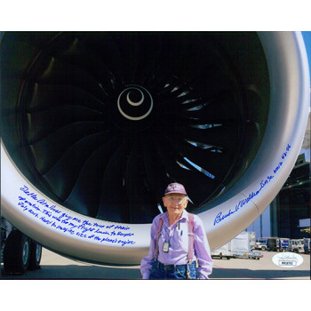 Burke Waldron WWII Signed 8x10 Matte Photo JSA Authenticated Burke Waldron WWII Signed 8x10 Matte Photo JSA Authenticated