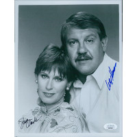 Webster Alex Karras and Susan Clark Signed 8x10 Glossy Photo JSA Authenticated Webster Alex Karras and Susan Clark Signed 8x10 Glossy Photo JSA Authenticated