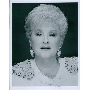 Margaret Whiting Jazz Pop Singer Signed 8x10 Matte Photo JSA Authenticated