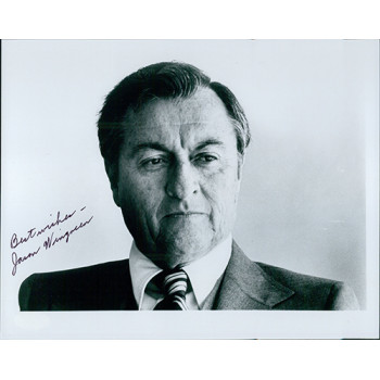 Jason Wingreen Signed 8x10 Black & White Glossy Photo JSA Authenticated