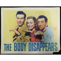 Jane Wyman The Body Disappears Signed 11x14 Lobby Card JSA Authenticated