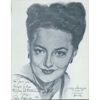 Olivia de Havilland Actress Signed 8x10 Volpe Page Photo JSA Authenticated Olivia de Havilland Actress Signed 8x10 Volpe Page Photo JSA Authenticated