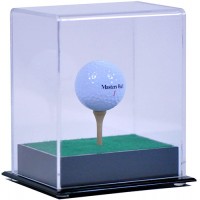 Deluxe Golf Ball Display Case with Tee
