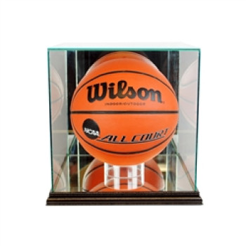 Deluxe real glass full size basketball display