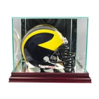 Deluxe real glass mini helmet display Deluxe real glass mini helmet display