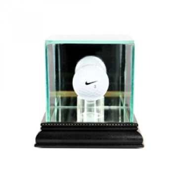 Deluxe real glass golf ball display