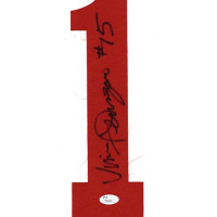 Vince Ferragamo Signed Nebraska Cornhuskers Jersey Number 1 "Los Angeles Rams" JSA Auth Vince Ferragamo Signed Nebraska Cornhuskers Jersey Number 1 "Los Angeles Rams" JSA Auth