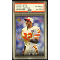 Marcus Allen Kansas City Chiefs Signed 1995 Upper Deck Card #139 PSA Authentic