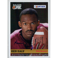 Ken Ealy Central Michigan Chippewas Signed 1992 Courtside Draft Pix Card #68 Ken Ealy Central Michigan Chippewas Signed 1992 Courtside Draft Pix Card #68