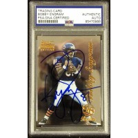 Bobby Engram Chicago Bears Signed 1996 Select Certified Card #108 PSA Authentic