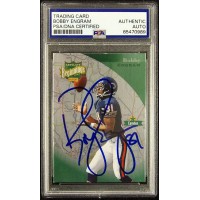 Bobby Engram Chicago Bears Signed 1997 Playoff Absolute Card #56 PSA Authentic