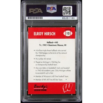 Elroy Hirsch Signed Football Legends Collector Series Card #12 PSA Authenticated