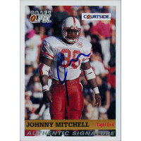 Johnny Mitchell Nebraska Cornhuskers 1992 Courtside Draft Pix Signed Card #75 Johnny Mitchell Nebraska Cornhuskers 1992 Courtside Draft Pix Signed Card #75