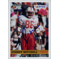 Johnny Mitchell Nebraska Cornhuskers 1992 Courtside Draft Pix Signed Card #75 Johnny Mitchell Nebraska Cornhuskers 1992 Courtside Draft Pix Signed Card #75