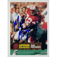 Mark Montgomery Wisconsin Badgers 1994 Superior Rookies Autographed Card /6000 #54 Mark Montgomery Wisconsin Badgers 1994 Superior Rookies Autographed Card /6000 #54