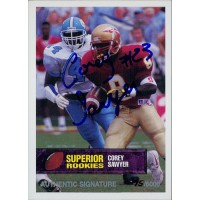 Corey Sawyer Florida State Seminoles 1994 Superior Rookies Autographed Card /6000 #75
