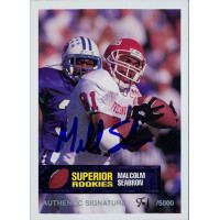 Malcolm Seabron Fresno State Bulldogs 1994 Superior Rookies Autographed Card /5000 #76 Malcolm Seabron Fresno State Bulldogs 1994 Superior Rookies Autographed Card /5000 #76