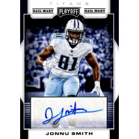 Jonnu Smith Tennessee Titans Signed 2017 Panini Playoff Hail Mary Card #RS-JU Jonnu Smith Tennessee Titans Signed 2017 Panini Playoff Hail Mary Card #RS-JU