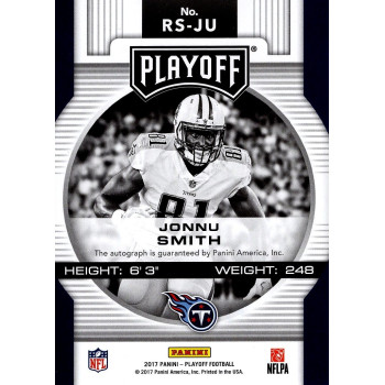 Jonnu Smith Tennessee Titans Signed 2017 Panini Playoff Hail Mary Card #RS-JU