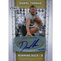 Daniel Thomas Signed 2011 SAGE HIT Football Card #A38 /250