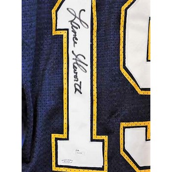 Lance Alworth Signed San Diego Chargers Authentic Jersey JSA Authenticated
