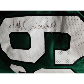 Jeff Criswell New York Jets Signed Authentic Pro Jersey JSA Authenticated