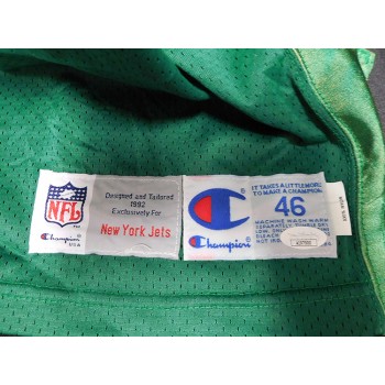 Jeff Criswell New York Jets Signed Authentic Pro Jersey JSA Authenticated