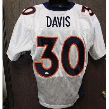 Terrell Davis Signed Denver Broncos Nike NFL Jersey Size 48 JSA Authenticated