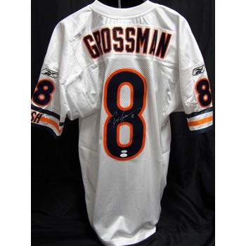 Rex Grossman Signed Chicago Bears Reebok Authentic Jersey JSA Steiner Authentic