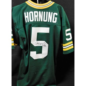 Paul Hornung Green Bay Packers Signed Custom Jersey JSA Authenticated