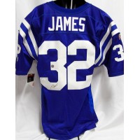 Edgerrin James Signed Indianapolis Colts Wilson Authentic Jersey JSA Authentic
