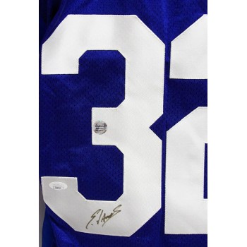 Edgerrin James Signed Indianapolis Colts Wilson Authentic Jersey JSA Authentic
