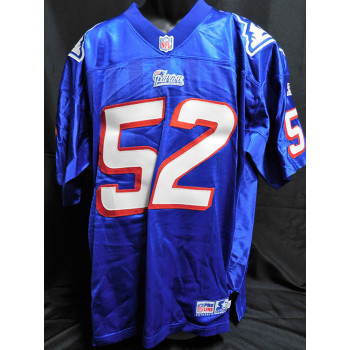 Ted Johnson New England Patriots Signed Authentic Pro Jersey JSA Authenticated