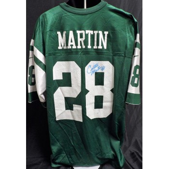 Curtis Martin Signed New York Jets Replica Nike Jersey JSA Authenticated