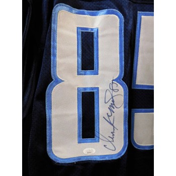 Derrick Mason Signed Tennessee Titans Authentic Jersey JSA Authenticated