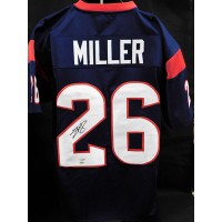 Lamar Miller Houston Texans Signed Custom Jersey TRISTAR and Leaf Authenticated