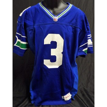 Rick Mirer Signed Seattle Seahawks Authentic Game Jersey JSA Authenticated