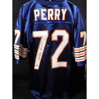 William The Fridge Perry Chicago Bears Signed Pro Style Jersey JSA Authenticated