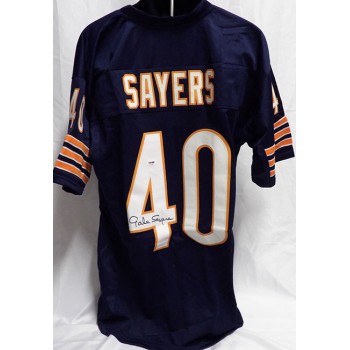 Gale Sayers Chicago Bears Signed Custom Jersey PSA Authenticated