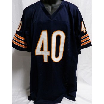 Gale Sayers Chicago Bears Signed Custom Jersey PSA Authenticated