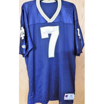 Joe Theismann Signed Notre Dame Fight Irish Authentic Jersey JSA Authenticated