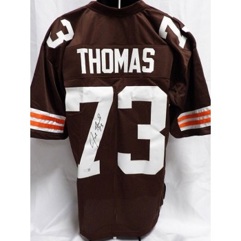 Joe Thomas Cleveland Browns Signed Custom Jersey Tristar Authenticated