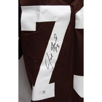 Joe Thomas Cleveland Browns Signed Custom Jersey Tristar Authenticated