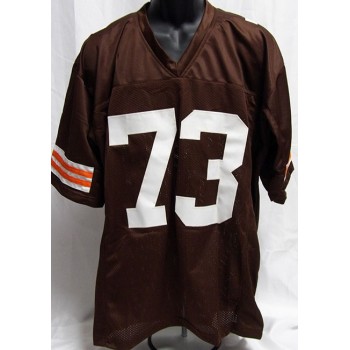 Joe Thomas Cleveland Browns Signed Custom Jersey Tristar Authenticated