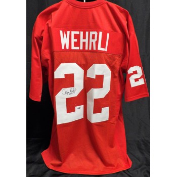 Roger Wehrli St. Louis Cardinals Signed Custom Jersey Leaf Authenticated